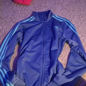 Adidas Navy Blue Track Jacket